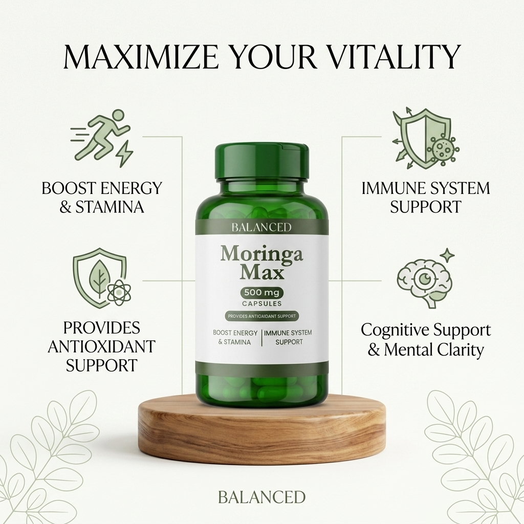 Moringa Max Capsules - 500mg