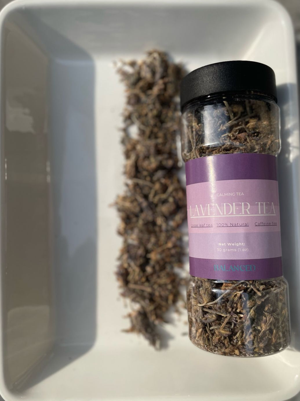 Balanced Lavender Tea: Calming & Wellness Support (30 grams)