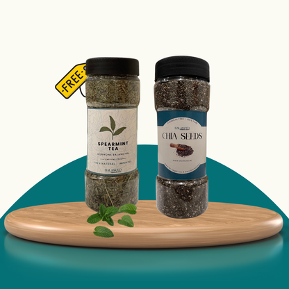 Chia Seeds & FREE Spearmint Tea - Weight Loss Support Bundle