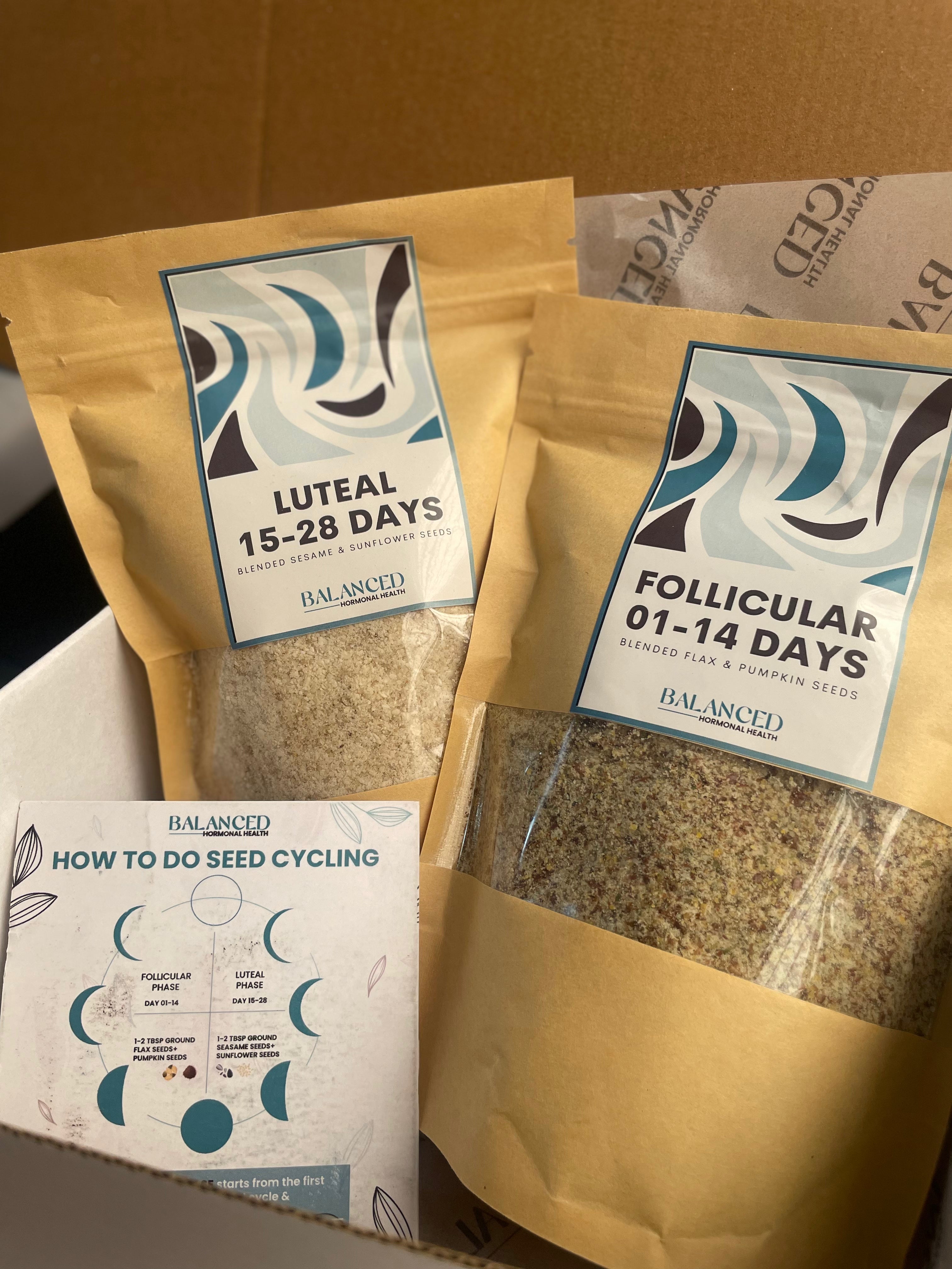 PCOS Seed Cycling Kit Blend - Follicular & Luteal Phases