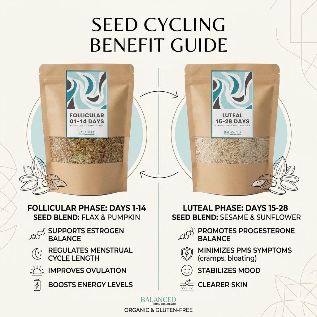 PCOS Seed Cycling Kit Blend - Follicular & Luteal Phases