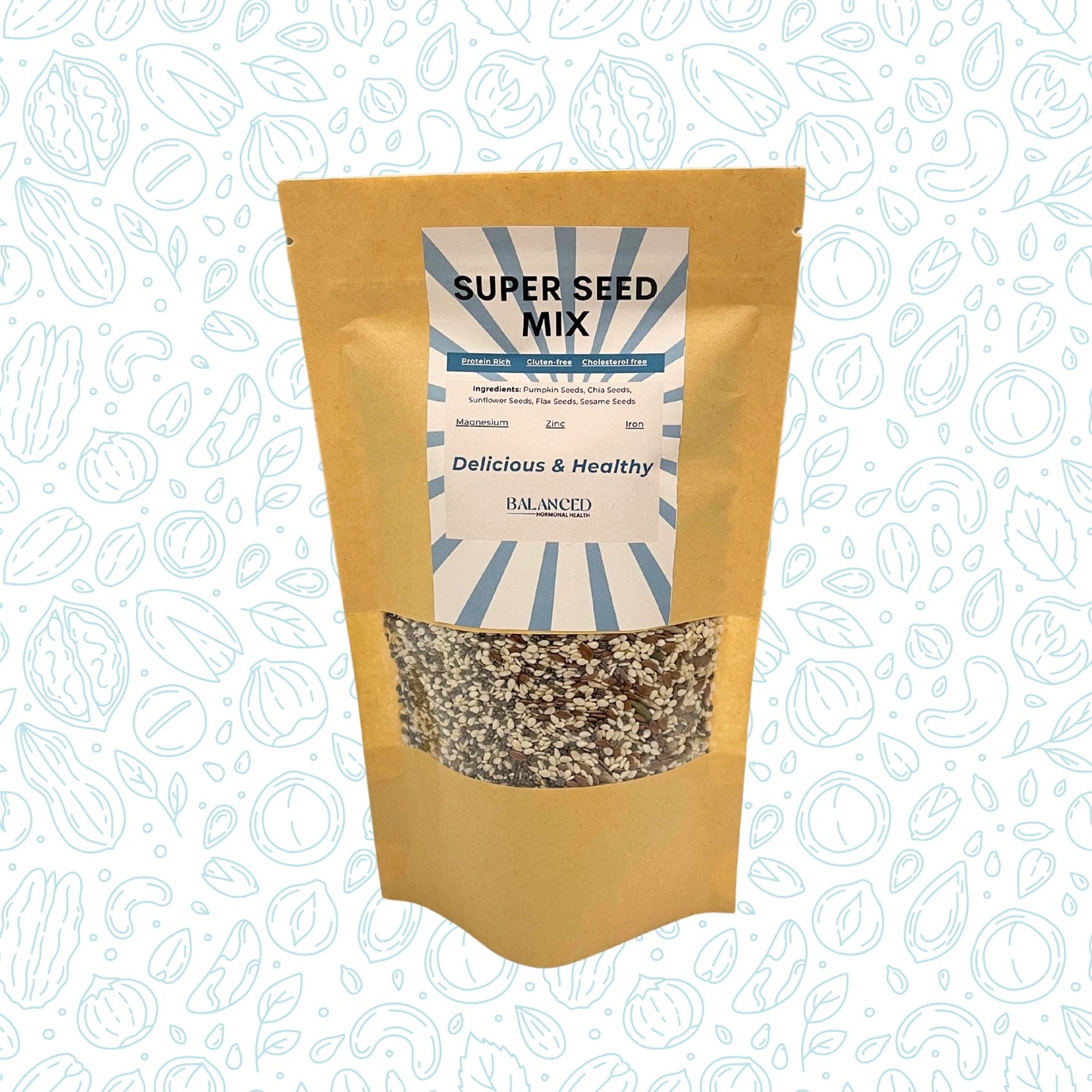 Balanced Super Seed Mix: A Nutrient-Packed Addition to Your Daily Diet