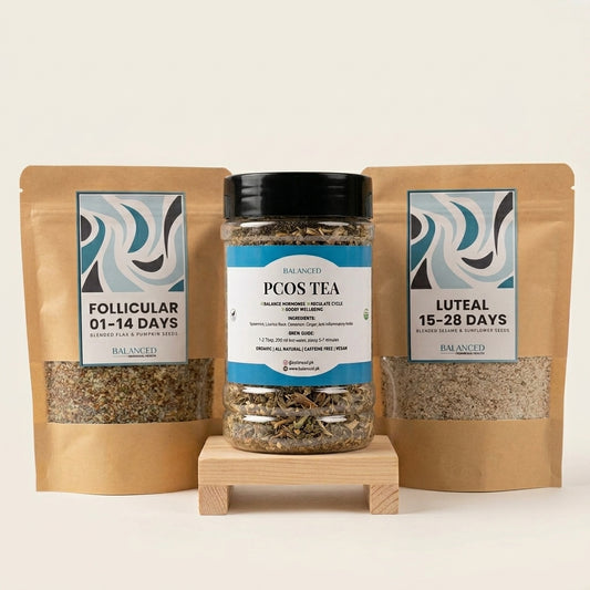 Hormonal Balance Bundle B (PCOS Tea and Seed Cycle Kit)