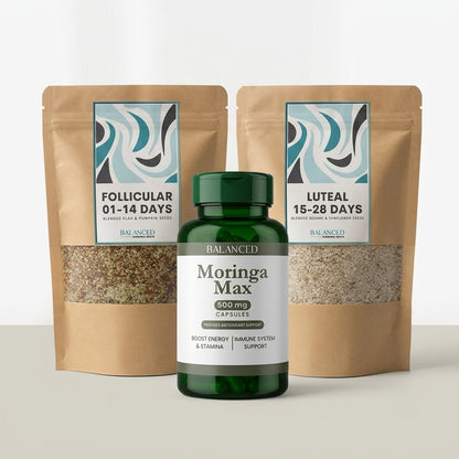 Seed Cycling and Moringa Max Bundle (500mg)