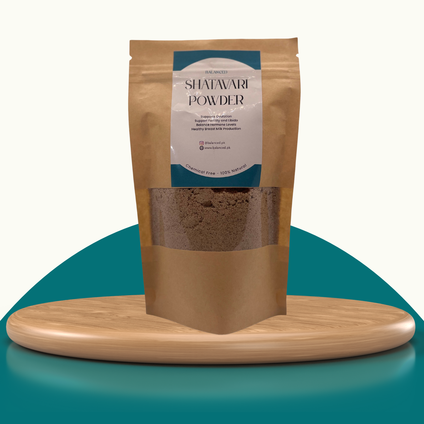 Balanced Shatavari Powder: Natural Fertility & Hormonal Balance Support (150 grams)