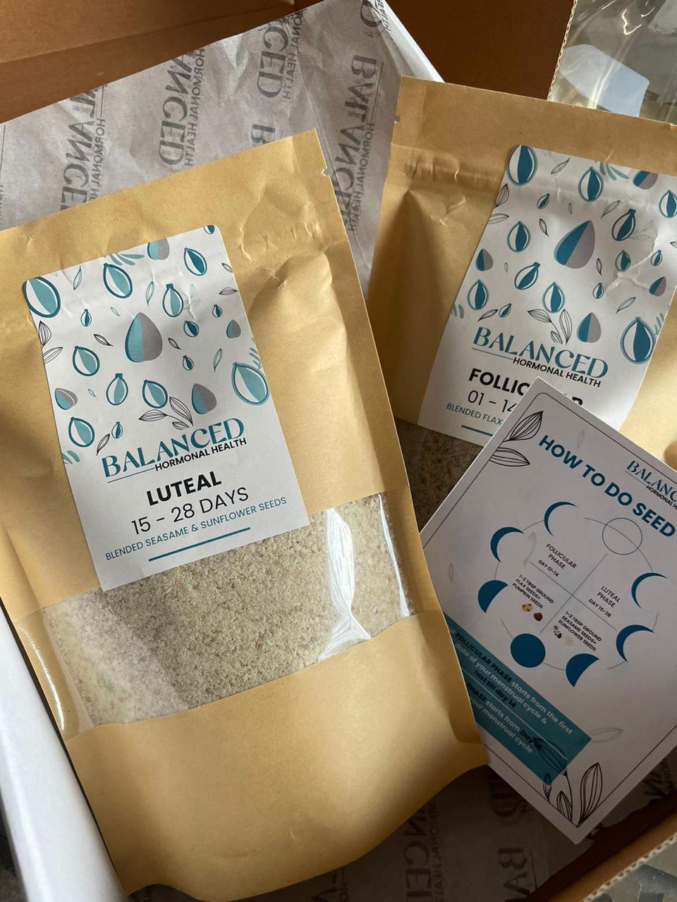 Seed Cycling Kit Blend (Sesame + Sunflower + Flax + Pumpkin)